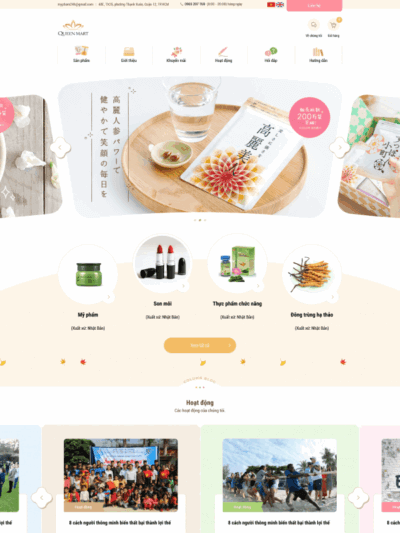 Thiết kế web bán hàng thực phẩm