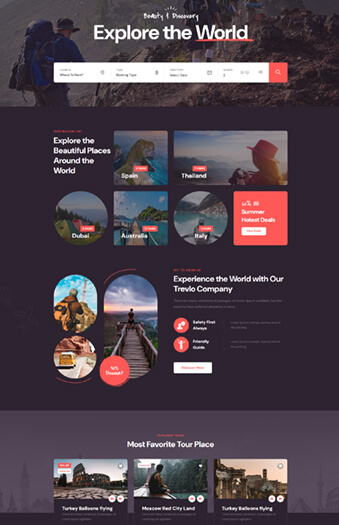 Thiết kế web Du lịch